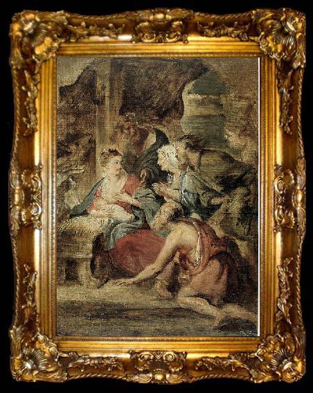 framed  Peter Paul Rubens Anbetung der Hirten, ta009-2